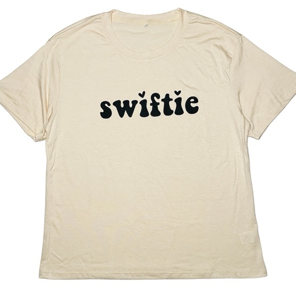 Nwot TAYLOR SWIFT T Shirt Womens XL Swiftie SLIM fit Crewneck X Large - Picture 3 of 5